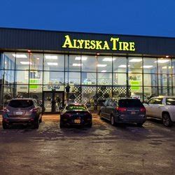 Alyeska tire - Today (Saturday, 5/27/23) I left Denali around 7:00 a.m. to get to Alyeska Tire at 9:20 to get a new set of tires installed and have a minor repair done. I had called them ahead of time to see if... Read more on Yelp . Garrett V. 5/20/2020 1 star is being generous. Brought my car in to get new tires put on and when I got my car back, there was ...